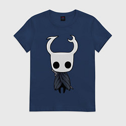 Футболка хлопковая женская Рыцарь Hollow Knight, цвет: тёмно-синий