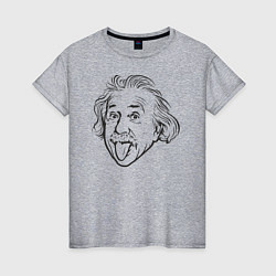 Женская футболка Альберт Эйнштейн