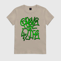 Женская футболка GTA Tag GROVE
