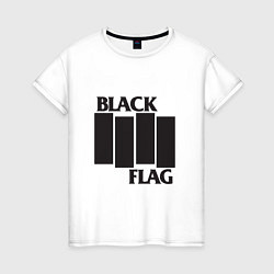 Женская футболка Black Flag