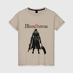 Футболка хлопковая женская Bloodborne, цвет: миндальный