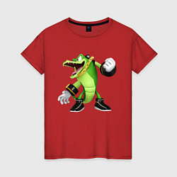 Женская футболка Sonic Crocodile