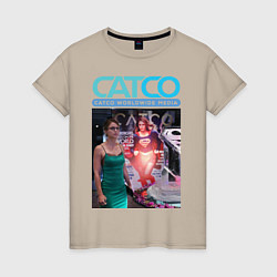 Женская футболка Supergirl - CatCo