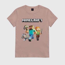 Женская футболка MINECRAFT