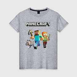 Женская футболка MINECRAFT