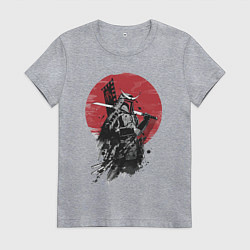 Женская футболка Японский самурай