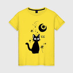 Женская футболка Jiji Cat