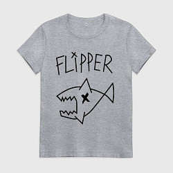 Женская футболка Nirvana Flipper