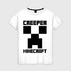 Женская футболка MINECRAFT CREEPER