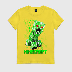 Женская футболка MINECRAFT CREEPER