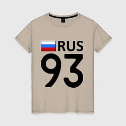 Женская футболка RUS 93