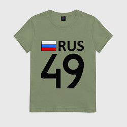 Женская футболка RUS 49