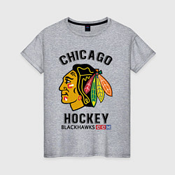 Женская футболка CHICAGO BLACKHAWKS NHL