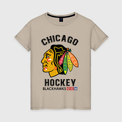 Женская футболка CHICAGO BLACKHAWKS NHL