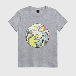 Женская футболка Последняя вечеринка