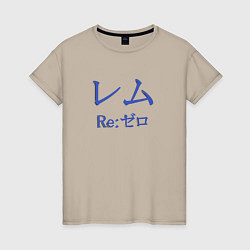 Женская футболка Re:Zero Рем
