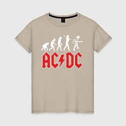 Женская футболка ACDC