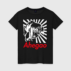 Женская футболка Ахегао girl