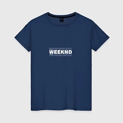 Женская футболка The Weeknd