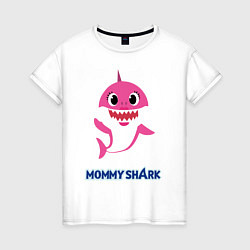 Женская футболка Baby Shark Mommy