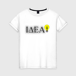 Женская футболка Идея!