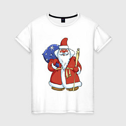 Женская футболка 100% Дед Мороз