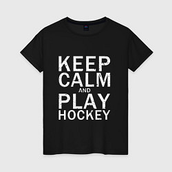 Женская футболка K C a Play Hockey