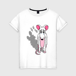 Женская футболка Плачущая Мышь