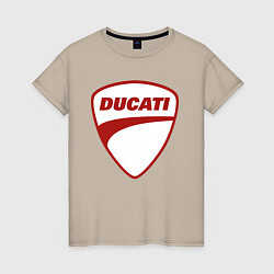 Женская футболка Ducati Logo Дукати Лого Z