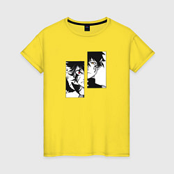 Женская футболка Черный клевер