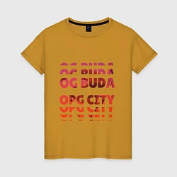 Женская футболка OG Buda OPG City Strobe Effect