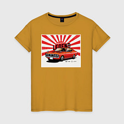 Женская футболка Japan car