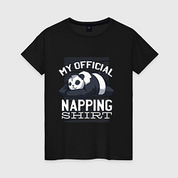 Женская футболка My Official Napping Shirt