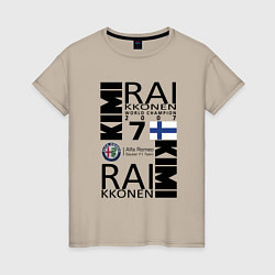 Женская футболка Kimi Raikkonen