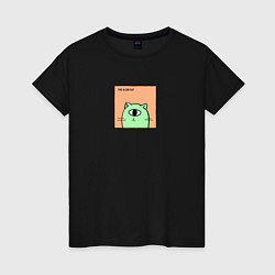 Женская футболка Инопланетный кот
