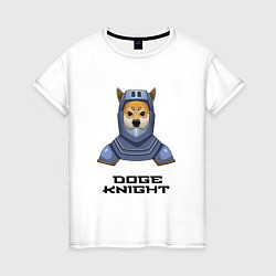 Женская футболка DOGE KNIGHT