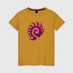 Женская футболка Zerg logo Purple