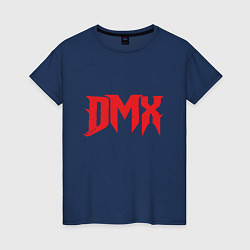 Футболка хлопковая женская DMX Power, цвет: тёмно-синий