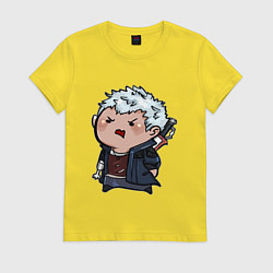 Футболка хлопковая женская Baby Nero, цвет: желтый