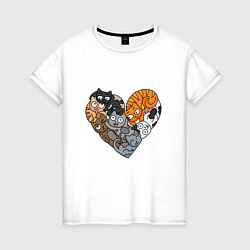 Женская футболка Cats Lover
