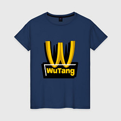 Футболка хлопковая женская W - Wu-Tang, цвет: тёмно-синий