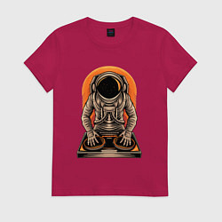 Женская футболка Космонавт диджей - cosmo DJ