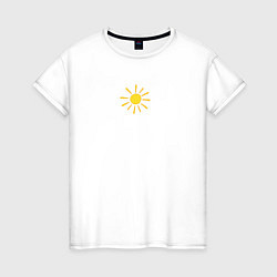 Женская футболка Солнышко
