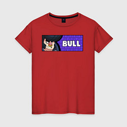 Женская футболка BULL ПЛАШКА