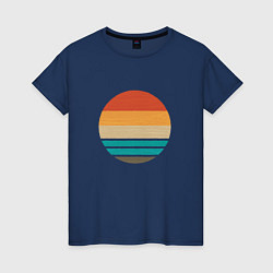 Женская футболка Retro Sunset Ретро закат