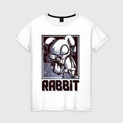 Женская футболка Rabbit