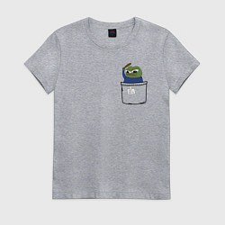 Женская футболка Pepe simp