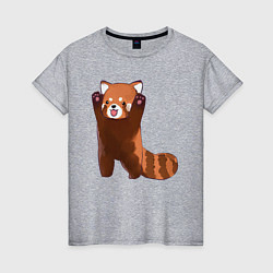 Женская футболка Нападение милой панды