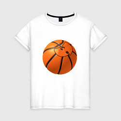 Футболка хлопковая женская Basketball Wu-Tang, цвет: белый