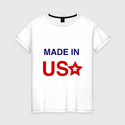 Женская футболка Made in usa